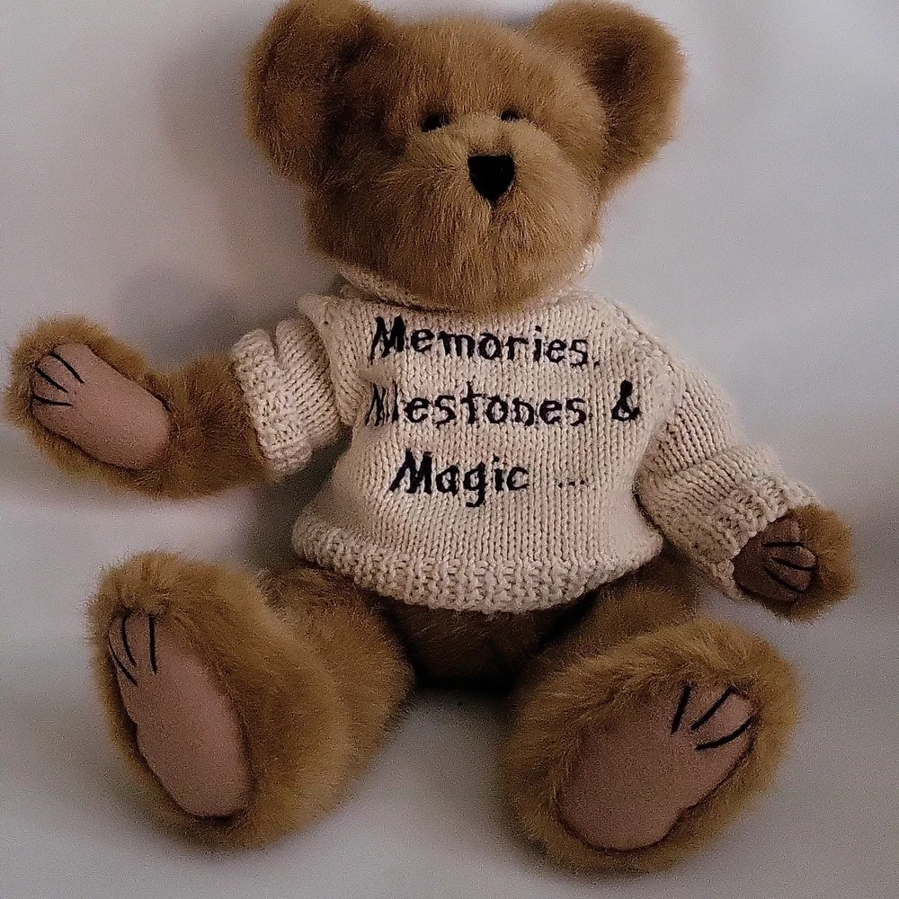 Jointed Plush Stuffed Animal Brown Teddy Bear The Boyds Collection, Ltd.